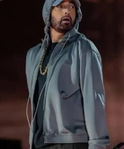 Eminem Grey Zip-Up Hoodie