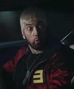 Eminem Houdini Song Red Hooded Jacket