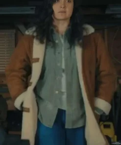 Cam Bentland Under The Bridge Shearling Leather Jacket