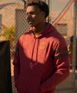 Cobra Kai S06 Shawn Payne Maroon Hoodie