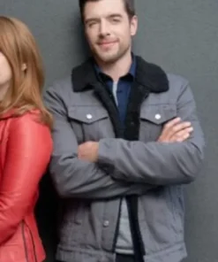 Dan Jeannotte Our Christmas Mural 2023 Gray Jacket