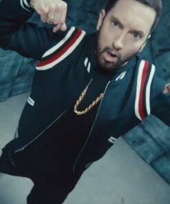 Eminem’s Godzilla Blue Bomber Jacket
