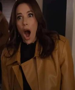 Eva Longoria Only Murders In The Building 2024 Leather Jacket