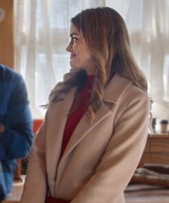 Flipping For Christmas 2023 Abigail Beige Coat