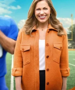 Fourth Down And Love Pascale Hutton Orange Jacket