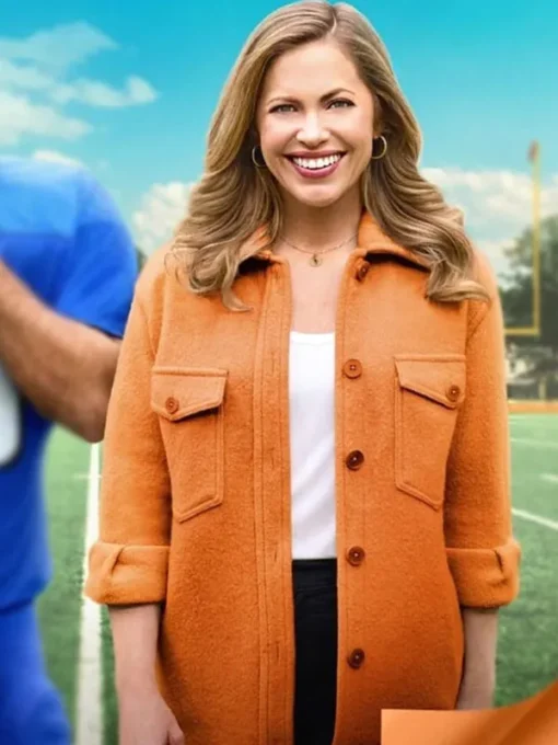 Fourth Down And Love Pascale Hutton Orange Jacket