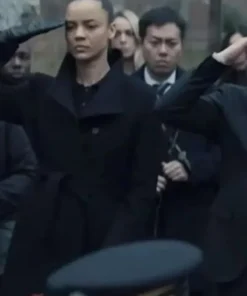 Frances Neagley Reacher S02 Black Coat