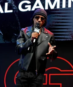 Global Gaming League Nick Cannon Leather Jacket