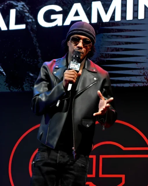 Global Gaming League Nick Cannon Leather Jacket