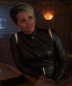 The Union 2024 Halle Berry Black Leather Jacket