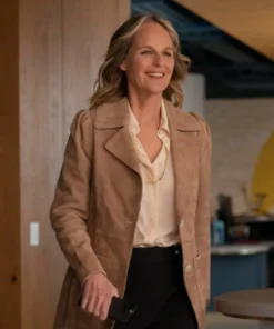 Winnie Landell Hacks Brown Suede Leather Coat