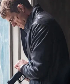 The Silent Hour 2024 Joel Kinnaman Black Jacket