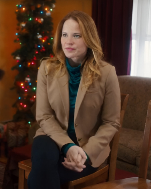 A Very Vermont Christmas Katie Leclerc Brown Blazer