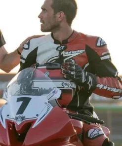 K j Apa One Fast Move 2024 Racer Leather Jacket