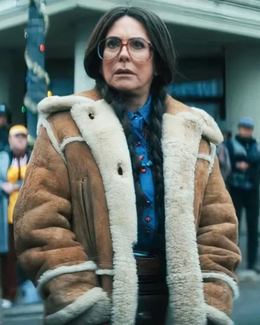 The Umbrella Academy S04 Megan Mullally Brown Coat