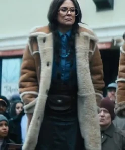 The Umbrella Academy S04 Megan Mullally Brown Coat