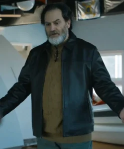 The Instigators 2024 Michael Stuhlbarg Black Jacket