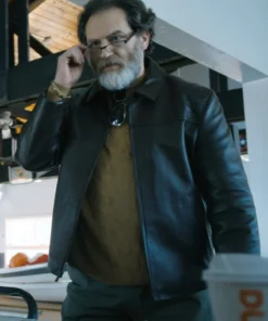The Instigators 2024 Michael Stuhlbarg Black Jacket
