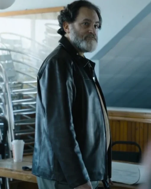 The Instigators 2024 Michael Stuhlbarg Black Jacket