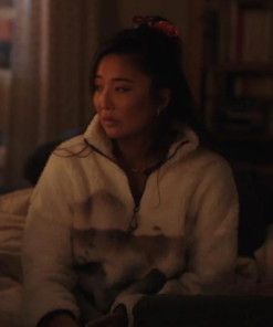 Emily In Paris S04 Ashley Park Zip Up Fleece Jacket