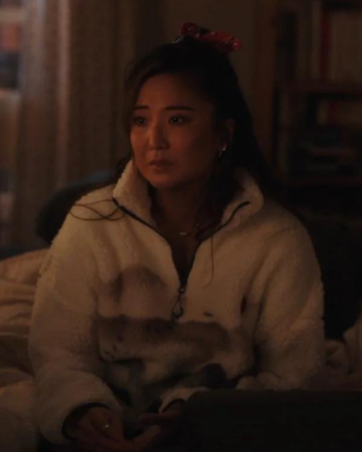 Emily In Paris S04 Ashley Park Zip Up Fleece Jacket