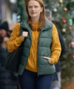 Movie Our Christmas Mural Alex Paxton-Beesley Puffer Vest