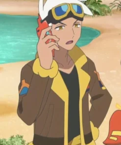 Friede Pokémon Horizons The Series Brown Jacket