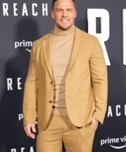 Reacher Alan Ritchson Brown Blazer