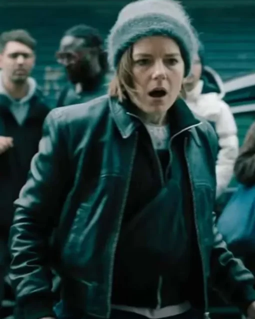 Shirley Dander Slow Horses S04 Black Leather Jacket Shirley Dander Slow Horses S04 Black Leather Jacket