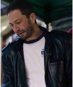 The Bear Ebon Moss-bachrac Black Leather Jacket