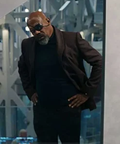 Samuel L Jackson The Marvels 2023 Coat