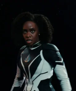 The Marvels 2023 Teyonah Parris White Jacket