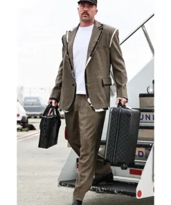 Travis Kelce Just Livin In Wayne’s World Blazer