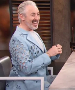 Access Daily 2024 Alan Cumming Blue Cutout Suit