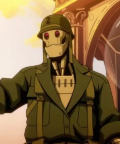 G i Robot Creature Commandos Green Cotton Jacket