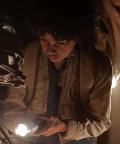 Ryan Kiera Armstrong Skeleton Crew Grey Jacket