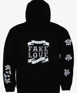 BTS Fake Love Fleece Hoodie