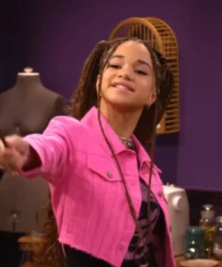 Wizards Beyond Waverly Place Billie Pink Crop Jacket