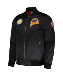 Golden State Warriors Retro Satin Full-Zip JacketÂ