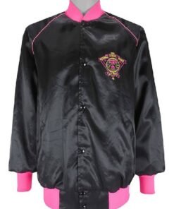 National Finals Rodeo 1990 Black Satin Jacket