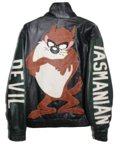 Tasmanian Devil Looney Tunes Leather Jacket
