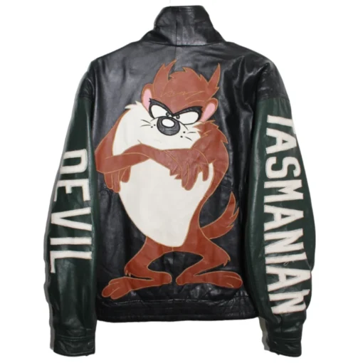 Tasmanian Devil Looney Tunes Leather Jacket