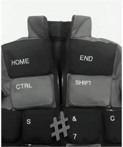 Black And Grey Keyboard Jacket