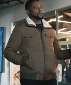 Cliff Mcgrath Elsbeth Brown Shearling Puffer Jacket