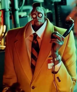 Bob The Shrunken Head Beetle juice 2024 Yellow Suit