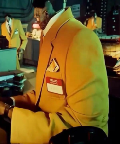 Bob The Shrunken Head Beetle juice 2024 Yellow Suit