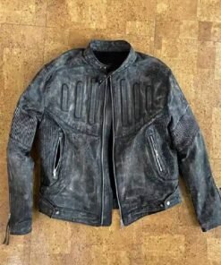 Travis Scott Juntae Kim Grey Leather Jacket
