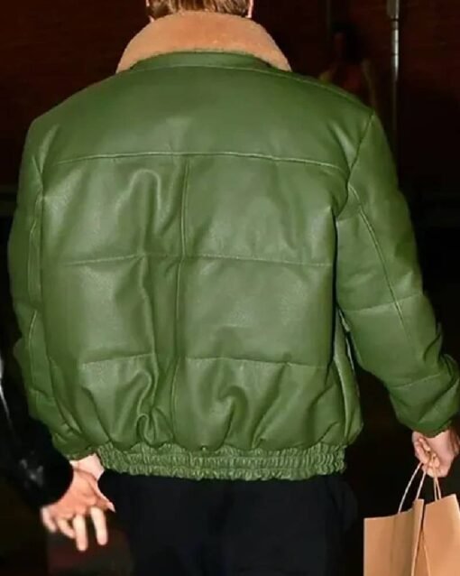 Justin Bieber Aviator Green Jacket