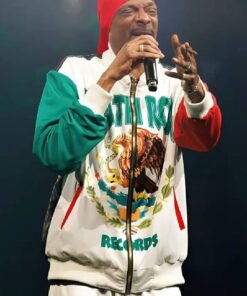 Snoop Dogg Peso Pluma Exodo Tour White Tracksuit