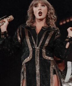 Taylor Swift Sequin Black Jacket